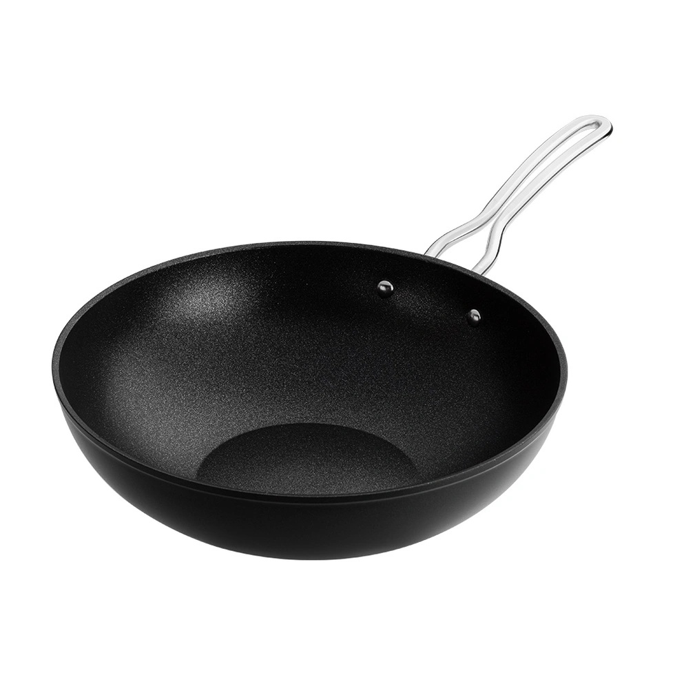 Titanium Siyah 28 Cm Wok Tava