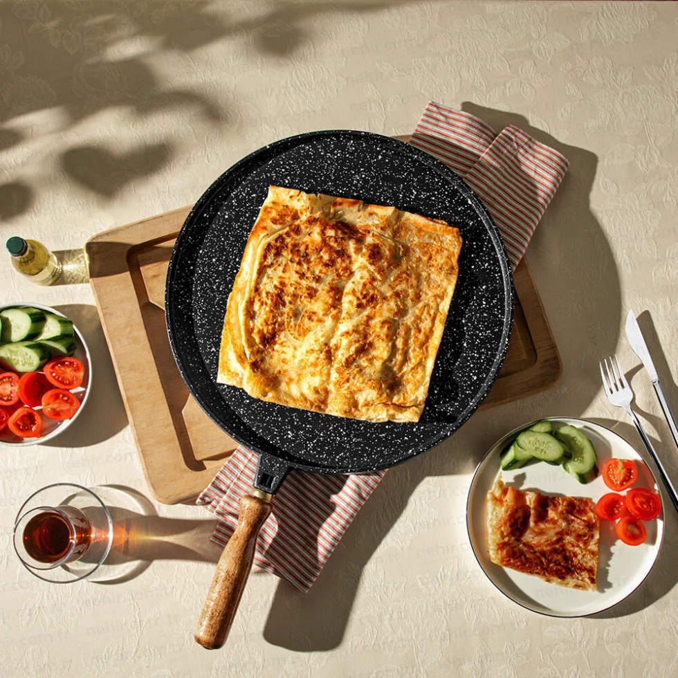 Alüminyum Döküm Grill Tavası 36 Cm