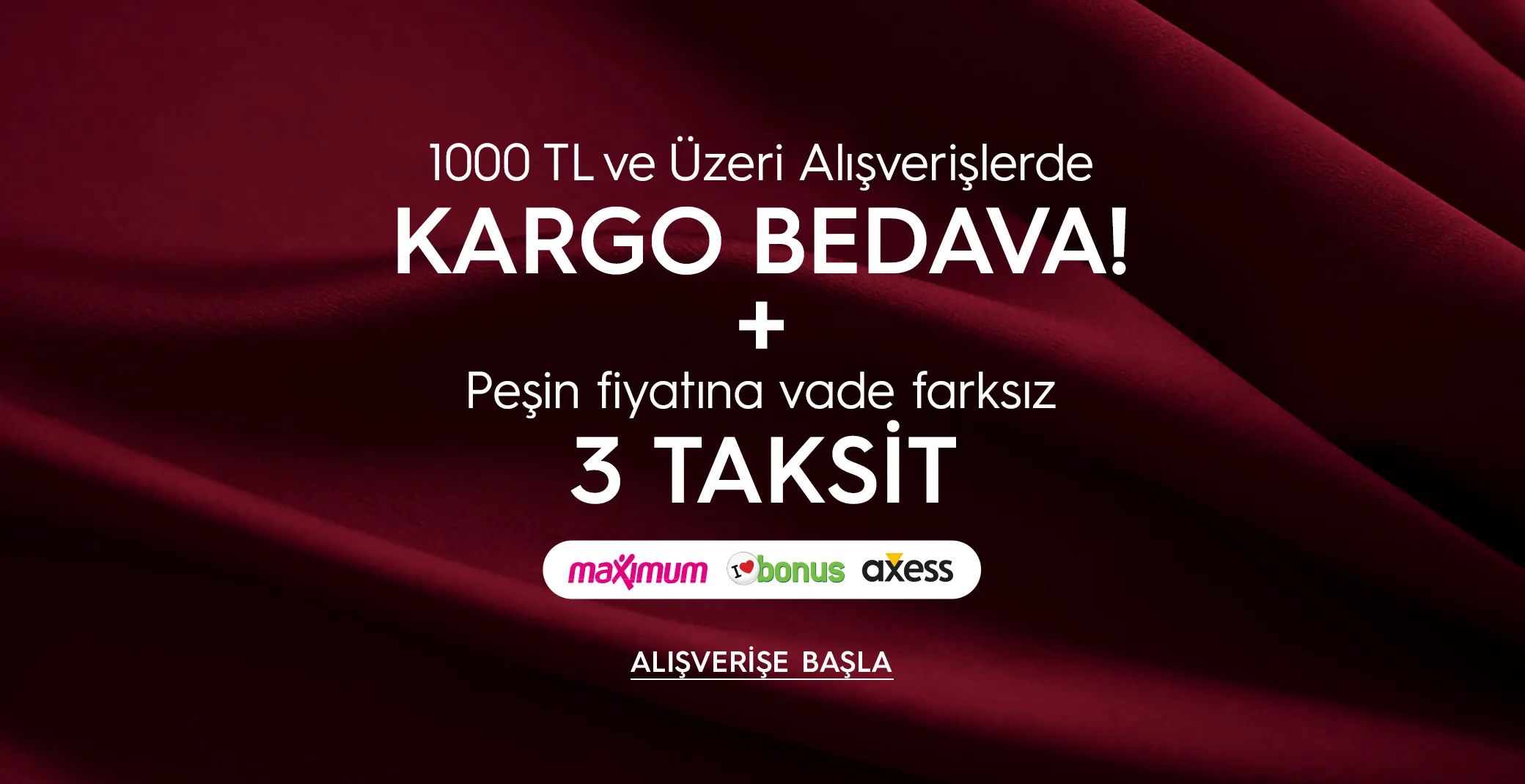 1000 TL ve Üzeri Kargo Bedava!