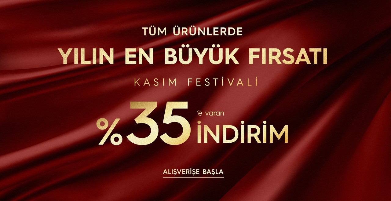 Tüm Ürünlerde Yüzde 35 İndirim