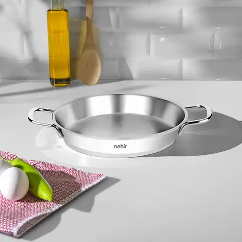 Silver Çelik İtalyan Omlet Sahan 18 cm Kapaksız