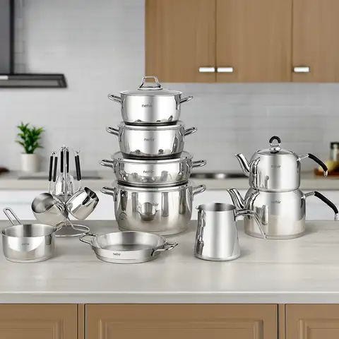 Elegant 19 Parça Paslanmaz Çelik Çeyiz Seti