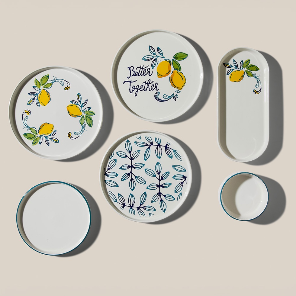 Sour Lemon 6 Kişilik 15 Parça Seramik Kahvaltı Takımı