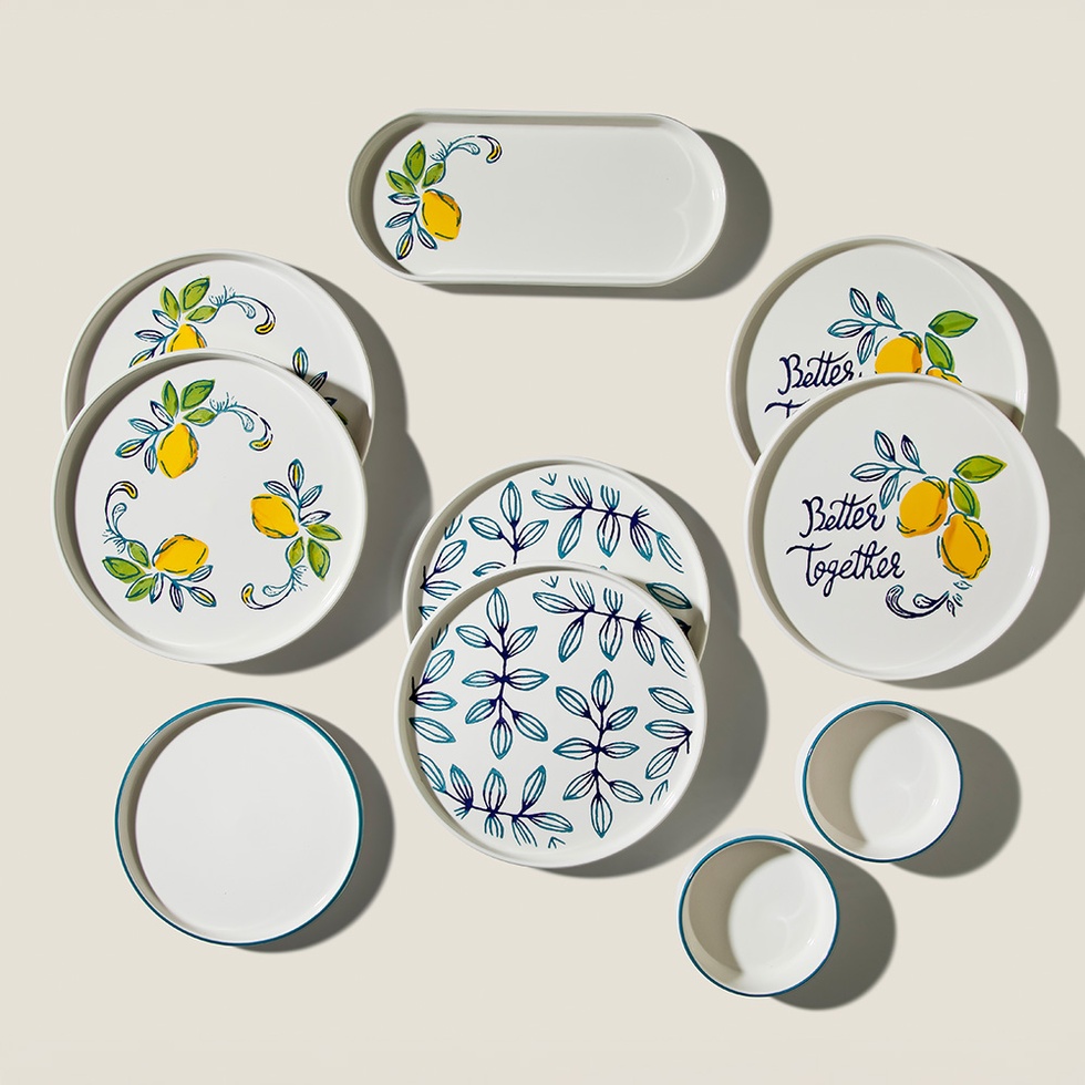 Sour Lemon 6 Kişilik 15 Parça Seramik Kahvaltı Takımı