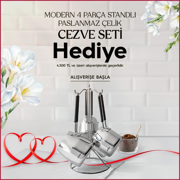 Popup Modern Cezve Seti