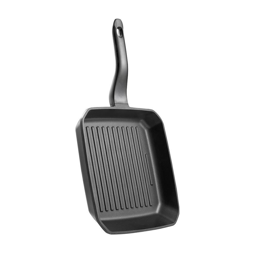 Royal Elite Siyah 26 cm Alüminyum Döküm Grill Tava