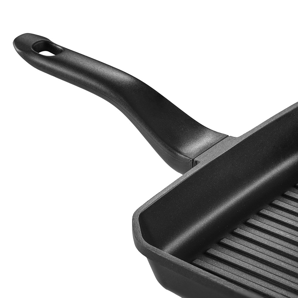Royal Elite Siyah 26 cm Alüminyum Döküm Grill Tava