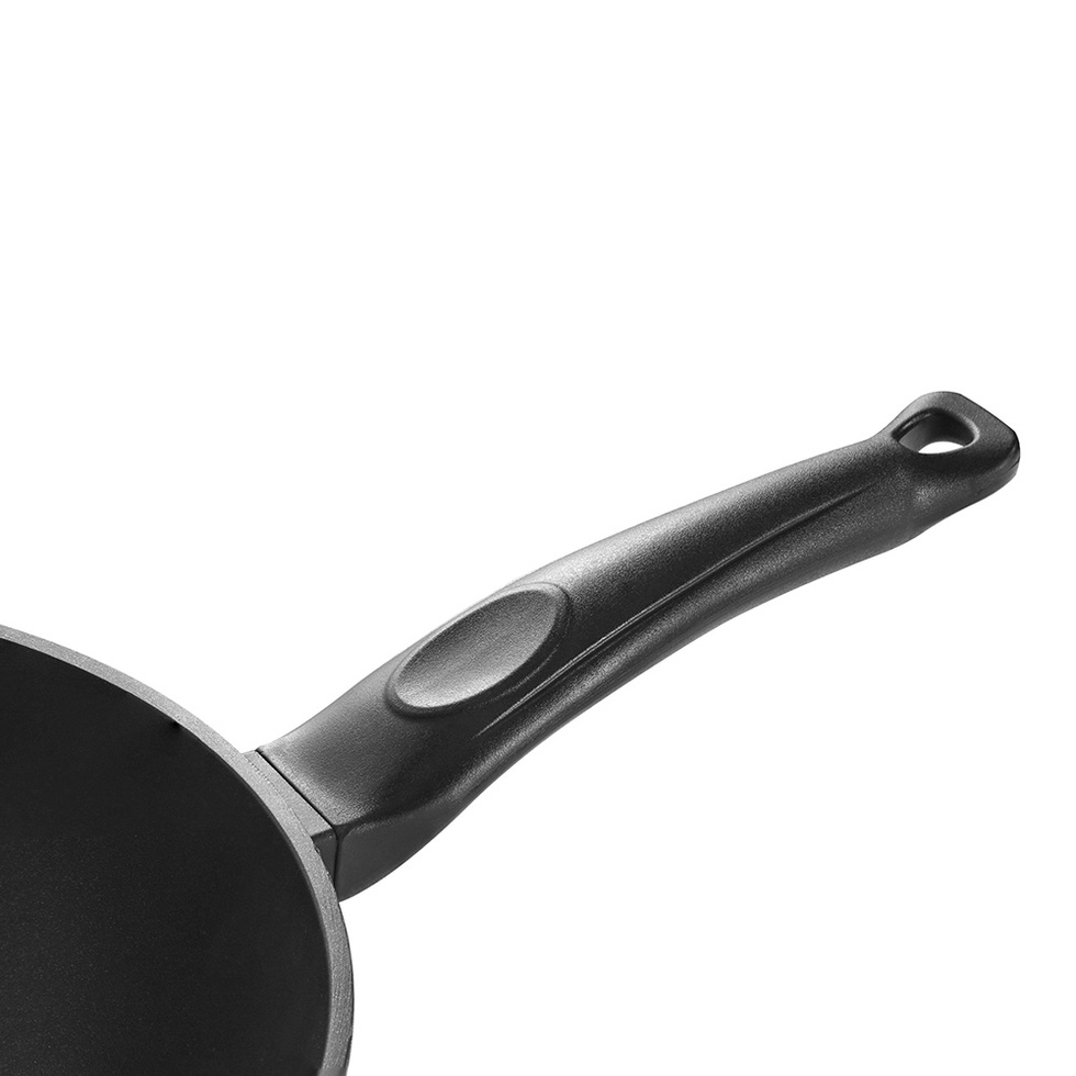 Royal Elite Siyah 28 cm Alüminyum Döküm Wok Tava