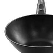 Royal Elite Siyah 28 cm Alüminyum Döküm Wok Tava