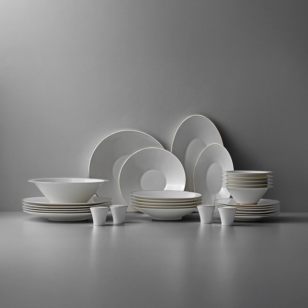 Siena Gold Majestic 57 Parça Porselen Yemek Takımı