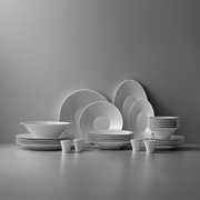 Siena Platin Majestic 57 Parça Porselen Yemek Takımı