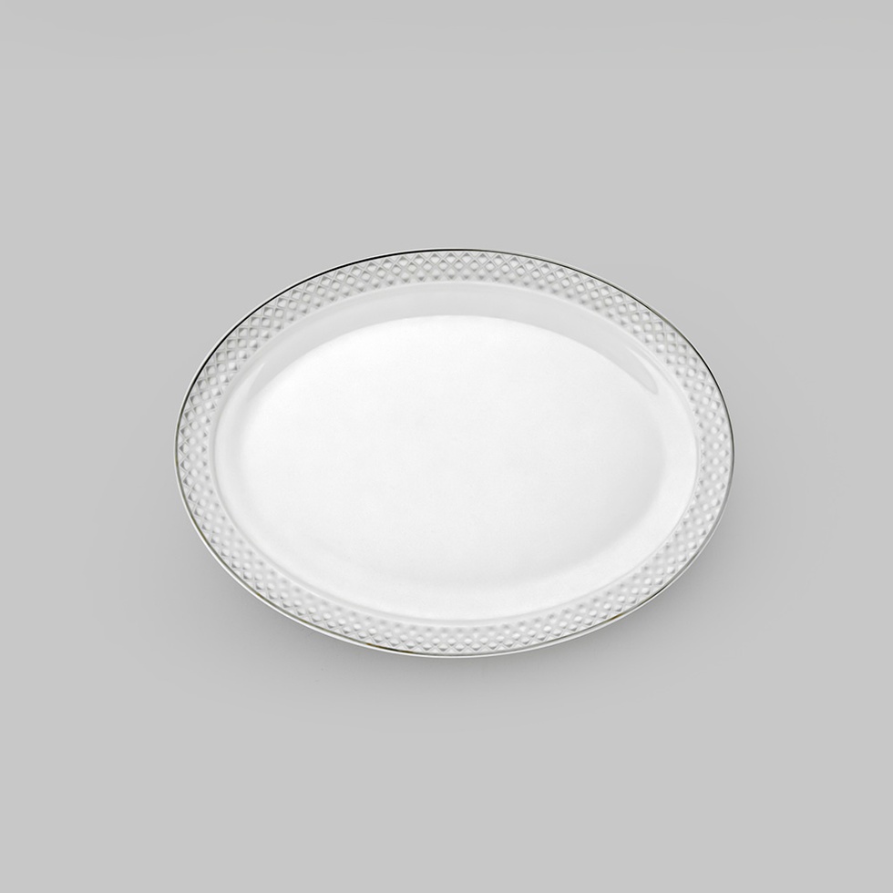 Camelia Platin Yaldızlı 28 Parça Porselen Yemek Takımı