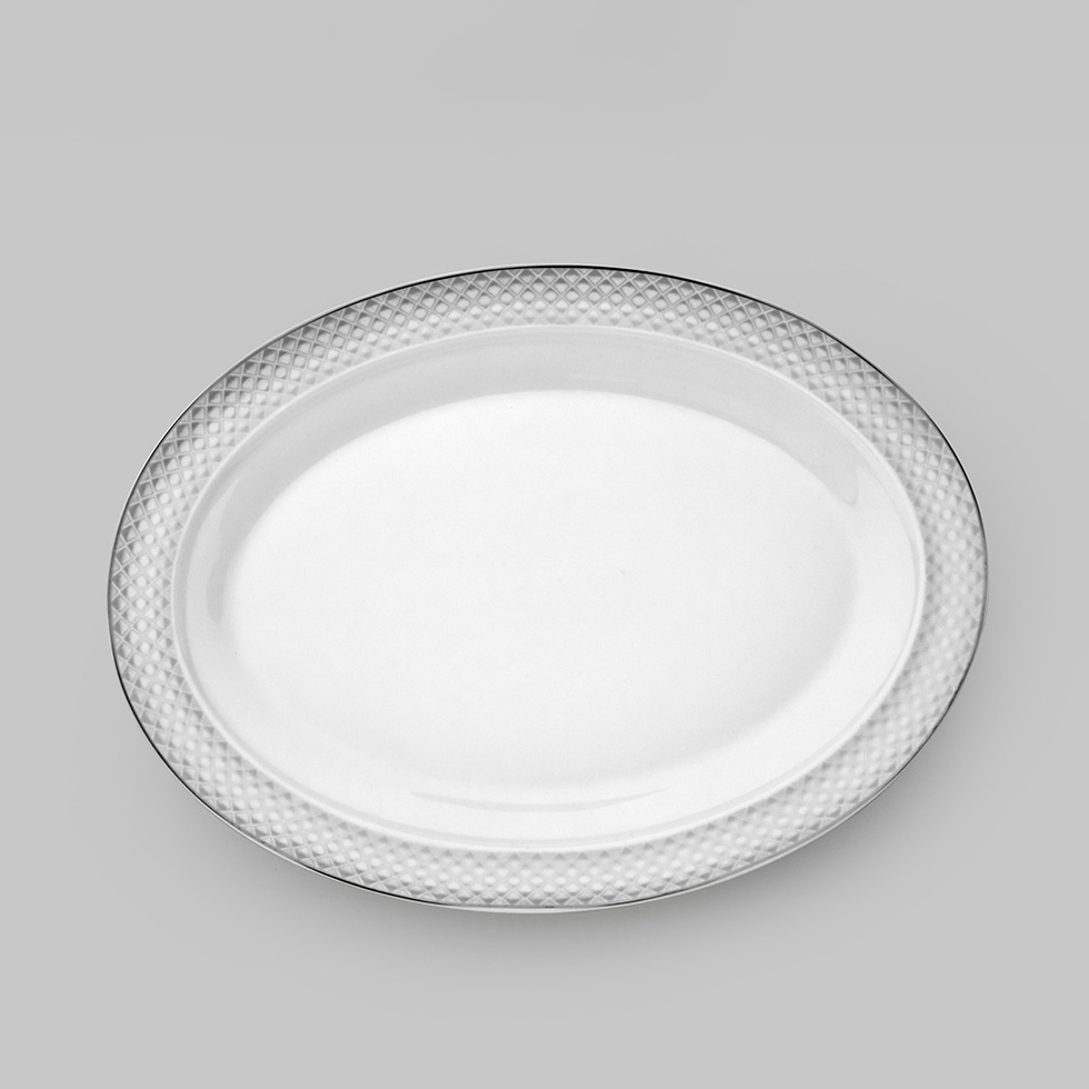 Camelia Platin Yaldızlı 28 Parça Porselen Yemek Takımı