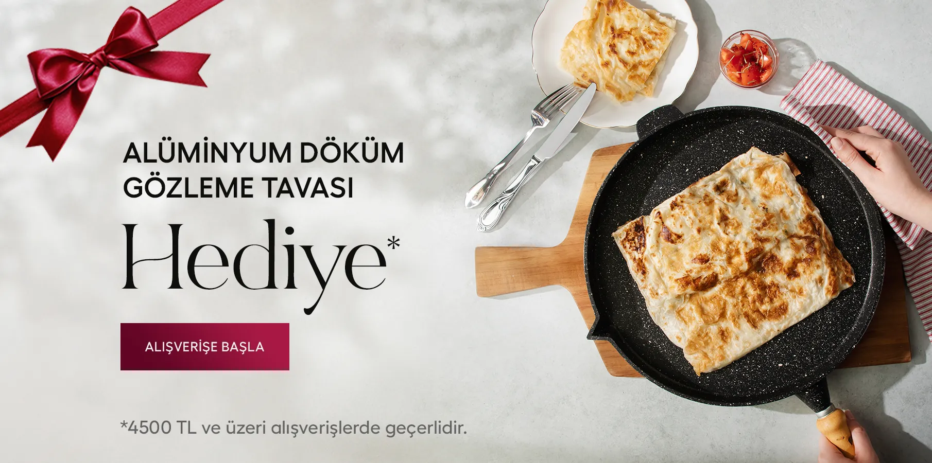 Alüminyum Döküm Gözleme Tavası Hediye
