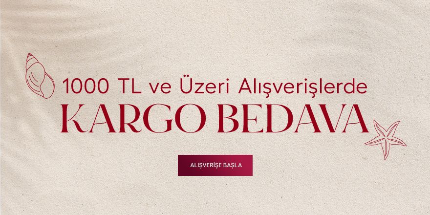 1000 TL ve Üzerine Kargo Bedava