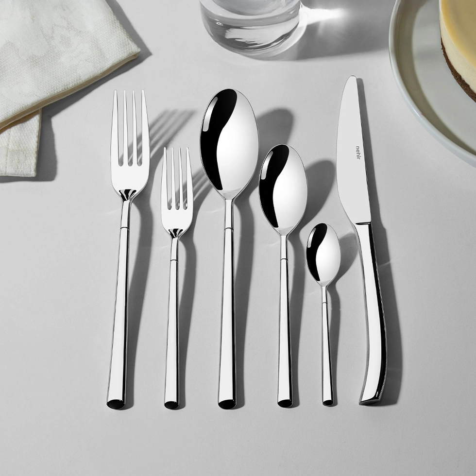 Elegance Sade 12 Kişilik 72 Parça Kutulu Çatal Kaşık Bıçak Takımı