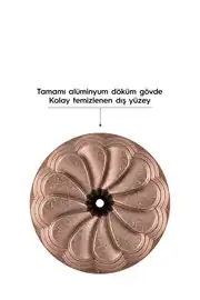 Manolya Rose Gold Döküm Kek Kalıbı 25 Cm