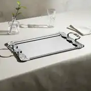 Babil Saten Çelik Çay Tepsi