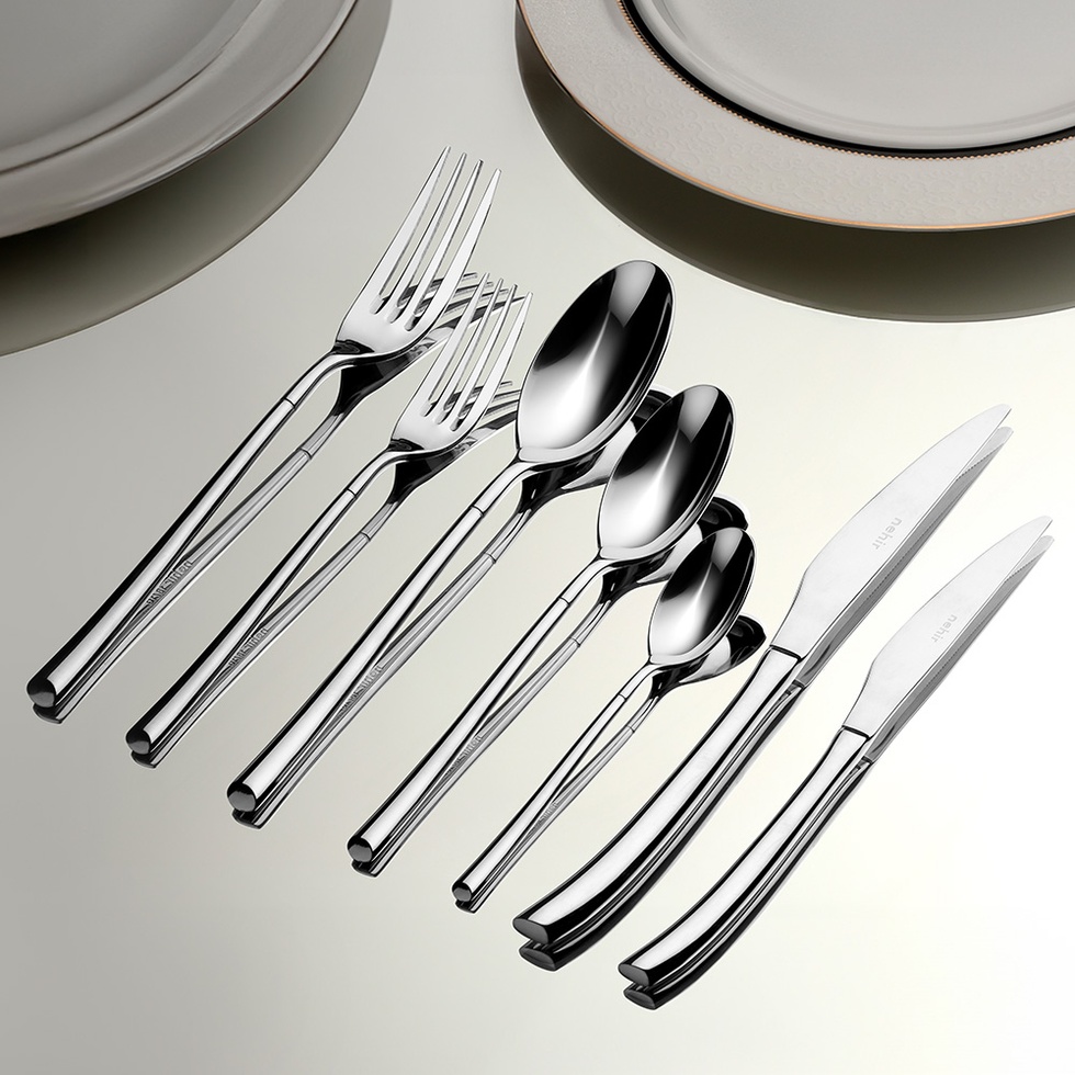 Elegance Sade 12 Kişilik 84 Parça Kutulu Çatal Kaşık Bıçak Takımı