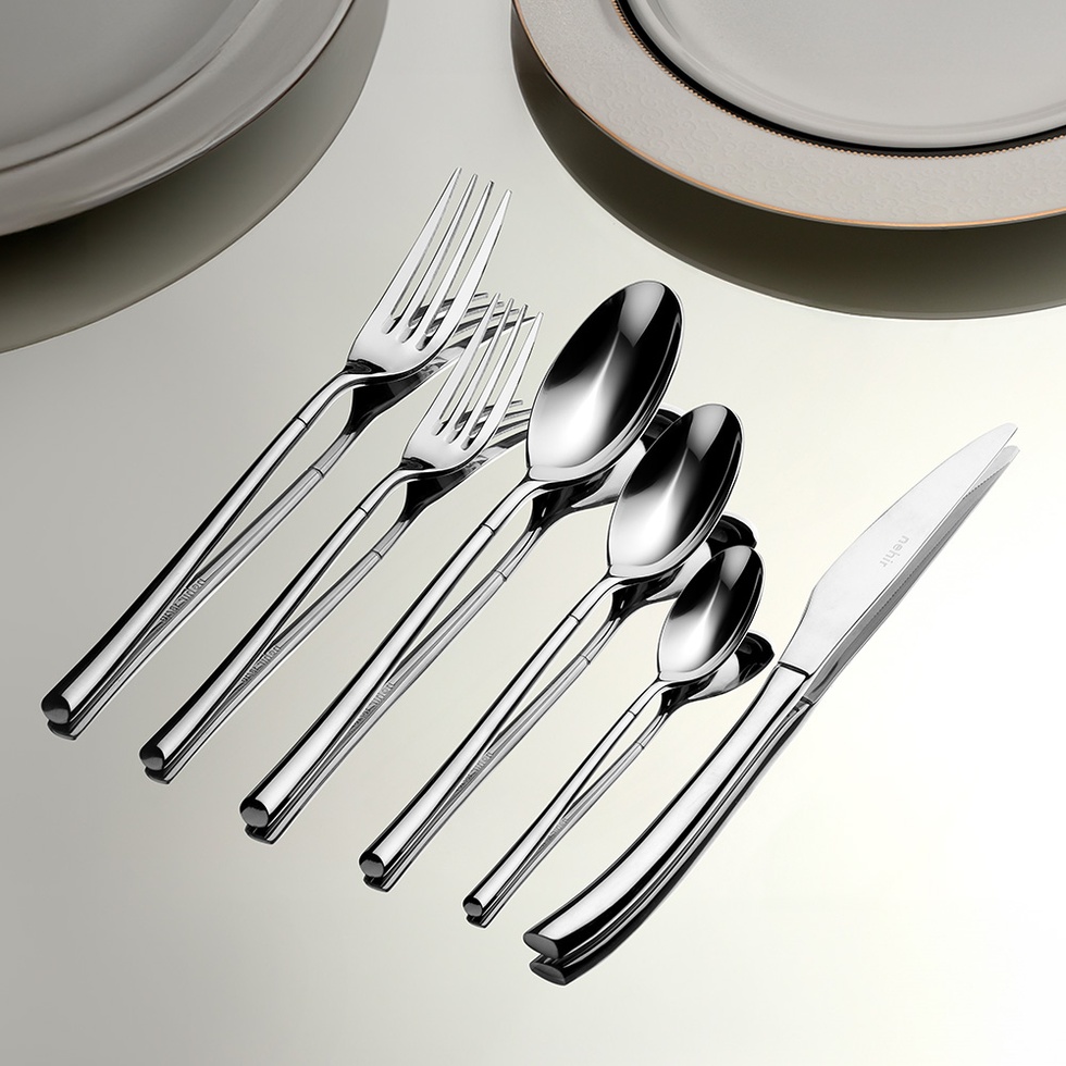 Elegance Sade 12 Kişilik 72 Parça Kutulu Çatal Kaşık Bıçak Takımı