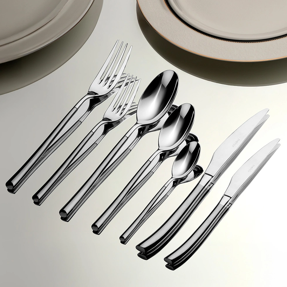 Elegance Saten 12 Kişilik 84 Parça Kutulu Çatal Kaşık Bıçak Takımı