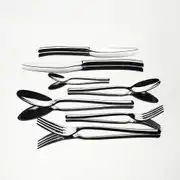 Elegance Saten 12 Kişilik 84 Parça Deri Kutulu Çatal Kaşık Bıçak Takımı