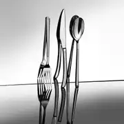 Elegance Saten 12 Kişilik 84 Parça Deri Kutulu Çatal Kaşık Bıçak Takımı