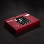 Elegance Altın Saten 6 Kişilik 36 Parça Kutulu Çatal Kaşık Bıçak Takımı