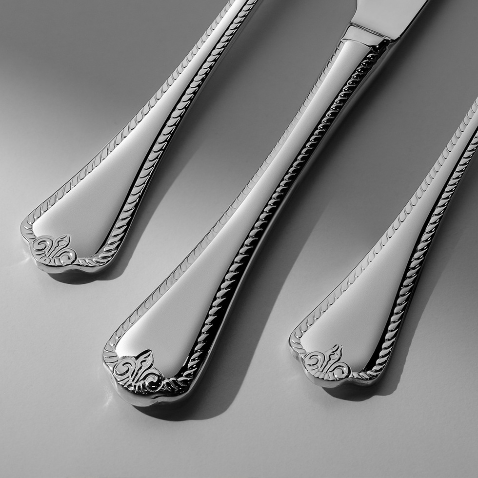 Fulya Saten 5 Parça Paslanmaz Çelik Servis Takımı