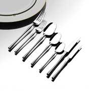 Marbella Saten 12 Kişilik 84 Parça Deri Kutulu Çatal Kaşık Bıçak Takımı