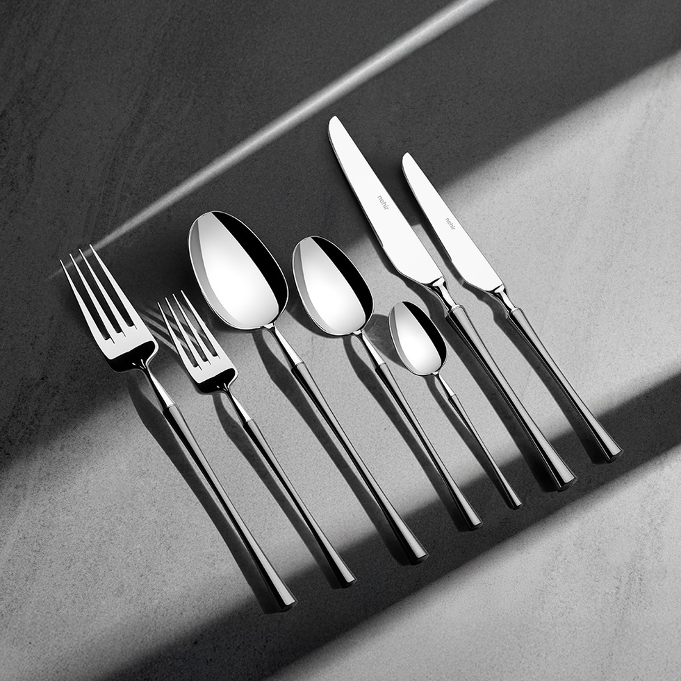 Marbella Saten 12 Kişilik 84 Parça Deri Kutulu Çatal Kaşık Bıçak Takımı