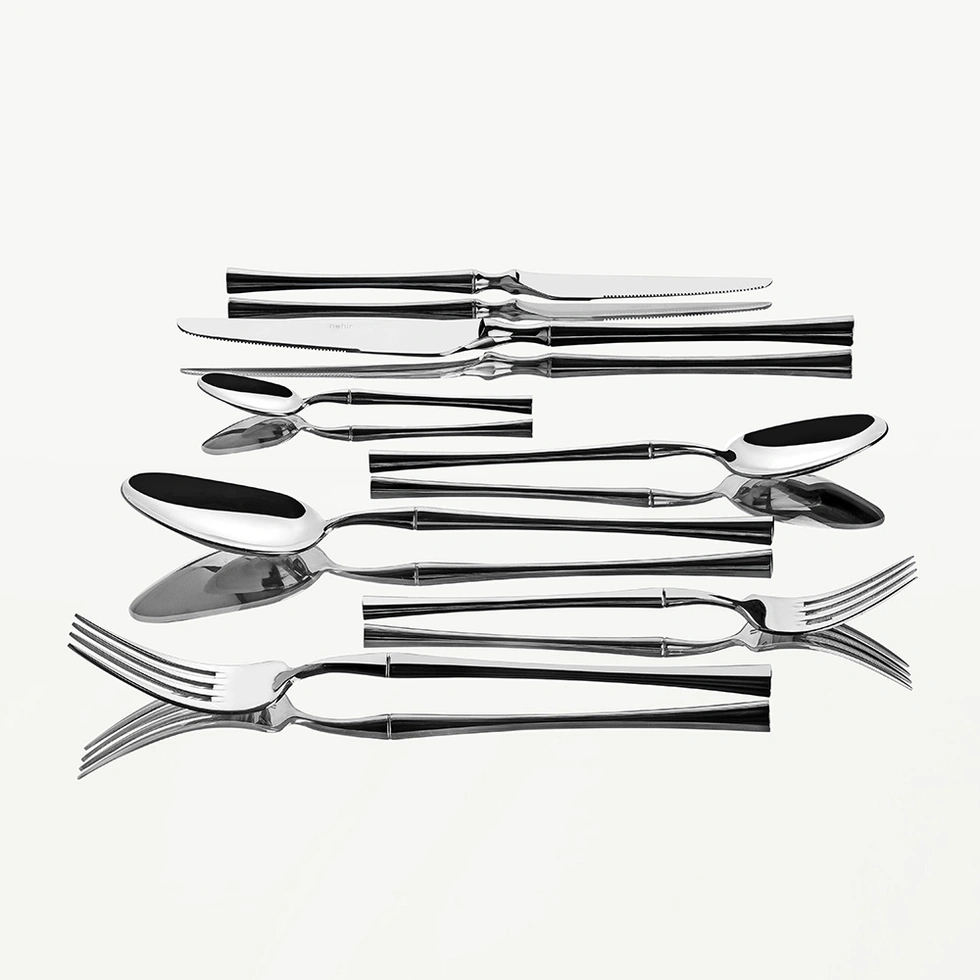 Marbella Sade 12 Kişilik 84 Parça Deri Kutulu Çatal Kaşık Bıçak Takımı