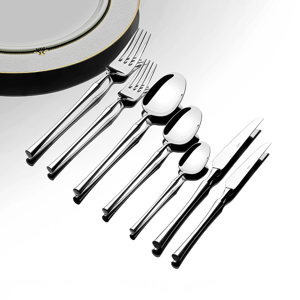 Marbella Sade 12 Kişilik 84 Parça Deri Kutulu Çatal Kaşık Bıçak Takımı