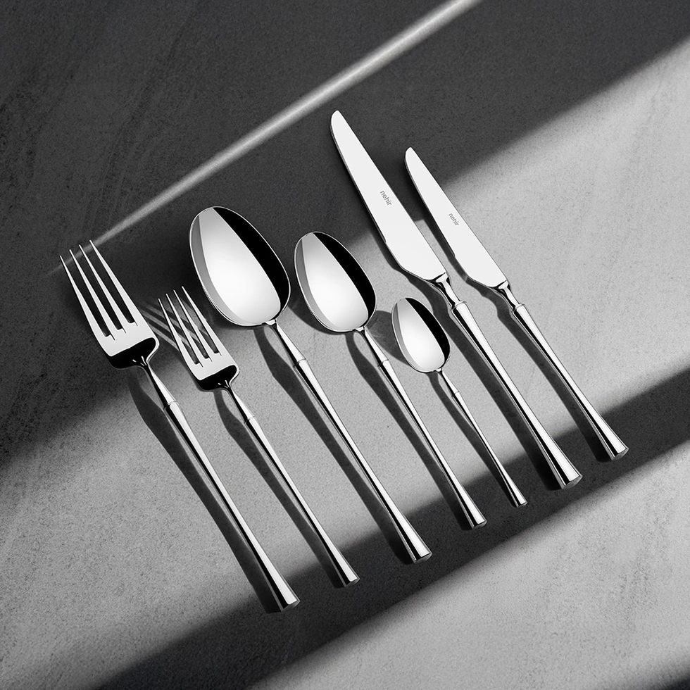 Marbella Sade 12 Kişilik 84 Parça Deri Kutulu Çatal Kaşık Bıçak Takımı