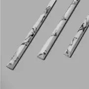 Flora Beyaz 6 Kişilik Desenli 18 Parça Çatal Kaşık Bıçak Takımı