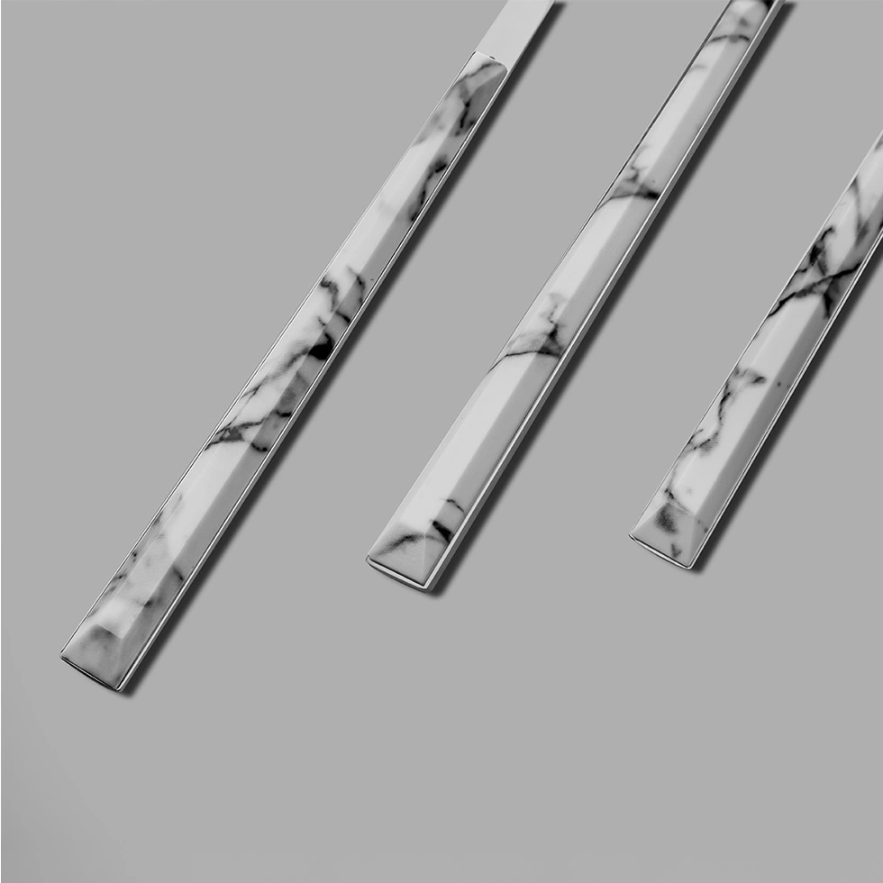 Flora Beyaz 6 Kişilik Desenli 18 Parça Çatal Kaşık Bıçak Takımı