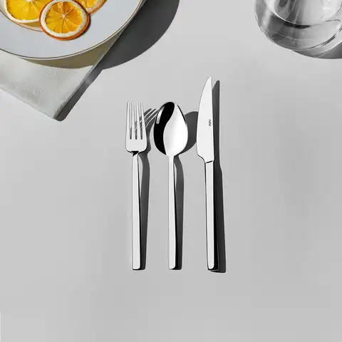 Dalyan Sade 6 Kişilik 18 Parça Tatlı Çatal Kaşık Bıçak Takımı