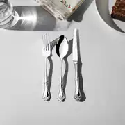 Lalezar Sade 6 Kişilik 18 Parça Tatlı Çatal Kaşık Bıçak Takımı