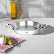 Silver Çelik 3 Parça İtalyan Omlet Sahan Seti (16-18-20 cm)