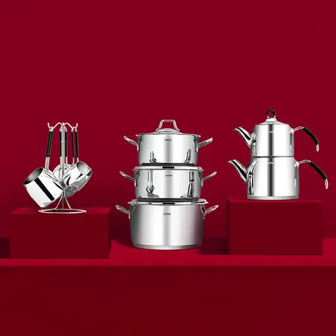 Elite 14 Parça Paslanmaz Çelik Çeyiz Seti