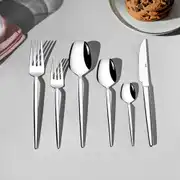 Milas Sade 12 Kişilik 72 Parça Çatal Kaşık Bıçak Takımı