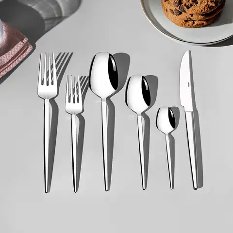 Milas Sade 12 Kişilik 72 Parça Çatal Kaşık Bıçak Takımı