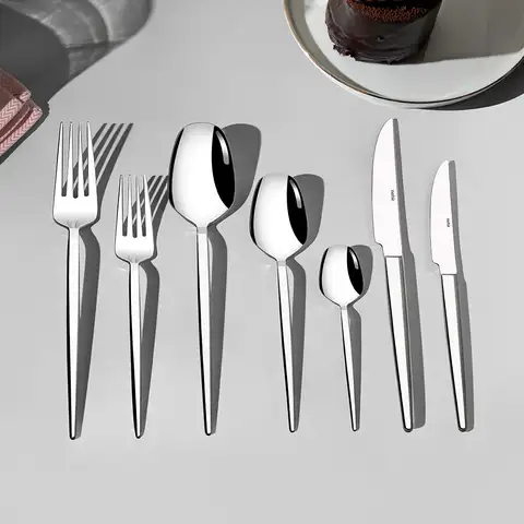 Milas Sade 12 Kişilik 84 Parça Çatal Kaşık Bıçak Takımı