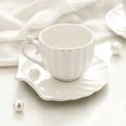 Perla 6 Kişilik 12 Parça Porselen Kahve Fincan Takımı