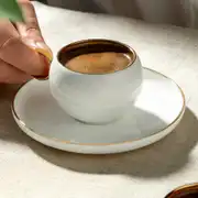 Monica 6 Kişilik 12 Parça Porselen Kahve Fincan Takımı