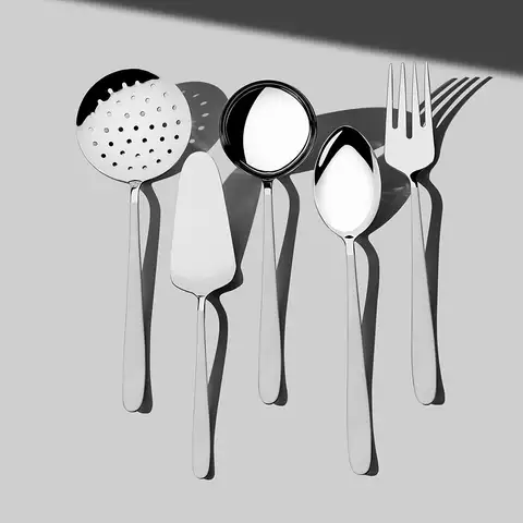 Sultan Saten 5 Parça Paslanmaz Çelik Servis Takımı