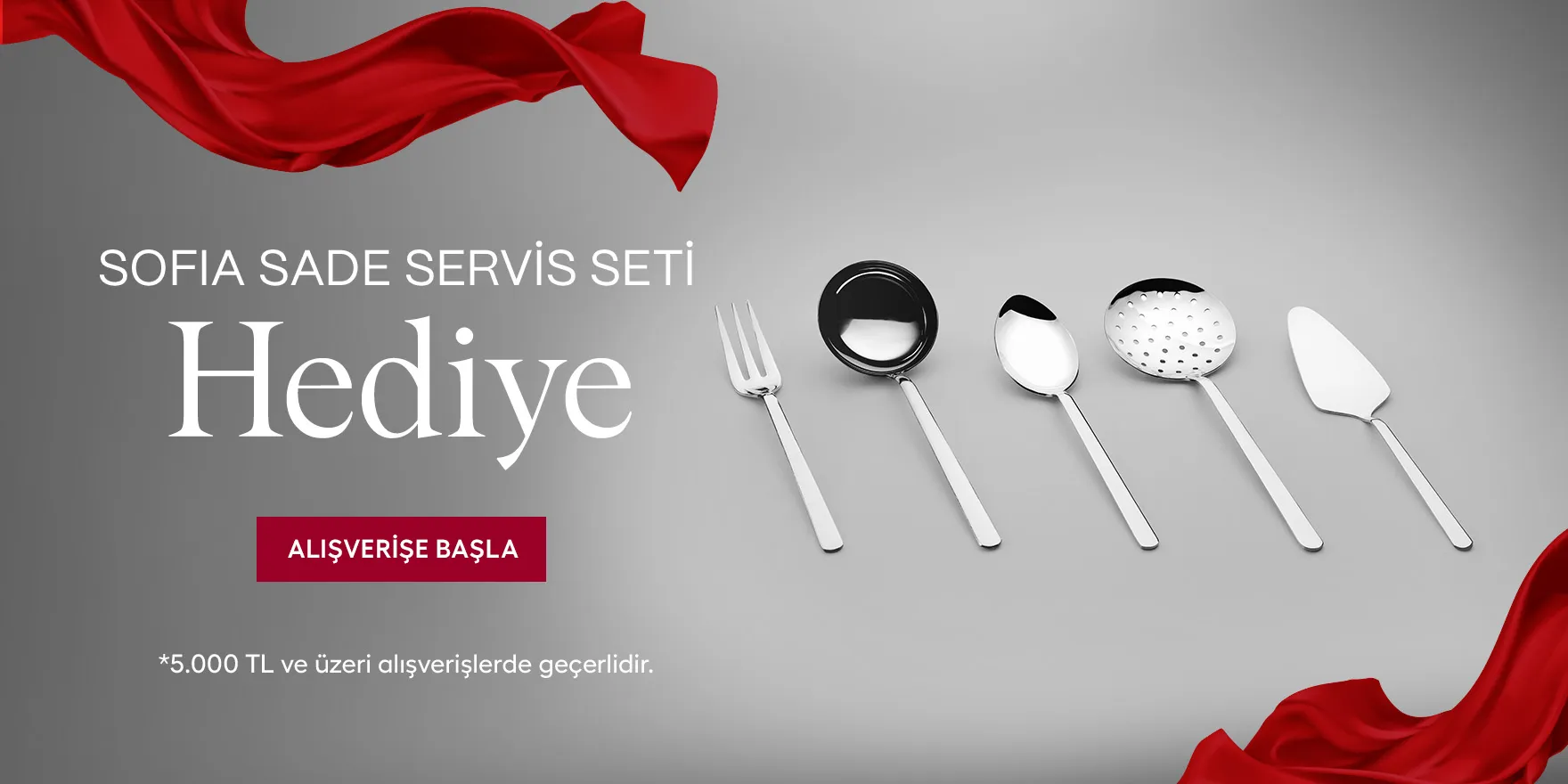 5000 TL ve Üzerine Sofia Servis Takımı Hediye! 5000 TL ve Üzerine Sofia Servis Takımı Hediye!