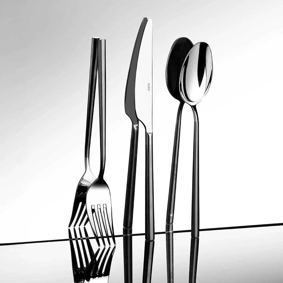 Gloria Saten 12 Kişilik 84 Parça Deri Kutulu Çatal Kaşık Bıçak Takımı