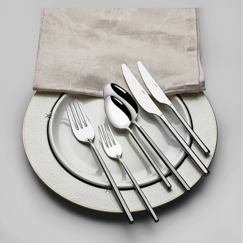 Gloria Saten 12 Kişilik 84 Parça Kutulu Çatal Kaşık Bıçak Takımı