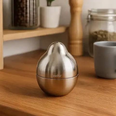 Elvis 2'li Paslanmaz Çelik Tuzluk ve Biberlik Seti